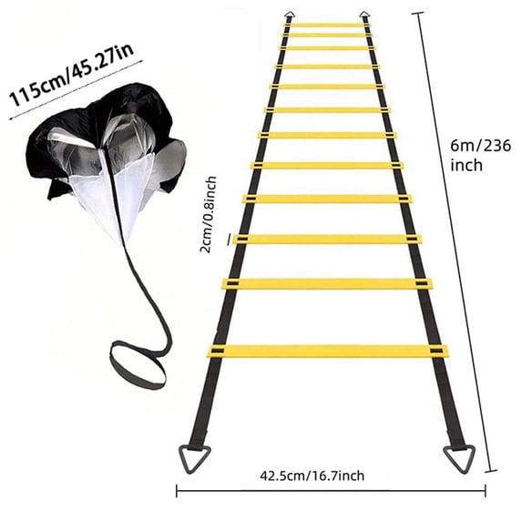ALILYY Speed and Agility Training Set, Agility Training Equipment for Kids